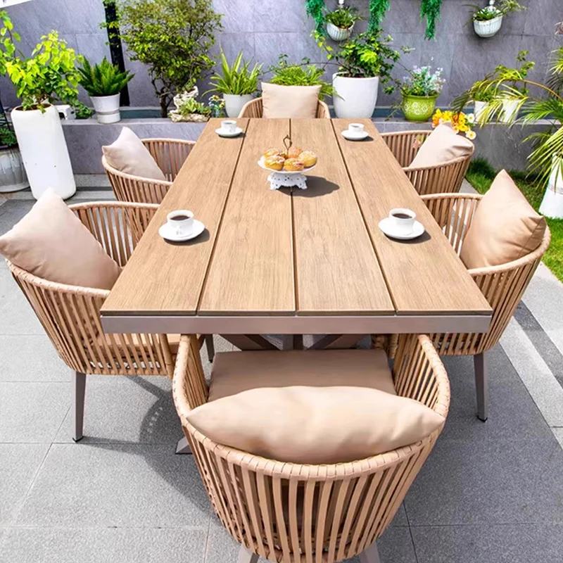 Kids Outdoor Furniture Set - 屋外用テーブルセット、ガーデン家具セット、アームチェア付きガーデン家具セット、ボヘミアン調の子供用ラウンジセット、ガーデンパティオ家具