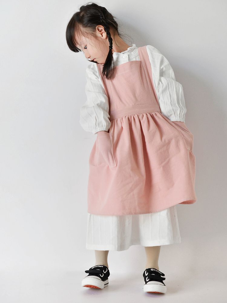 子供綿エプロンドレス親子ベビー子供ベーキング DIY スカー - Kids Outdoor Kitchen Accessories のレビューと価格
